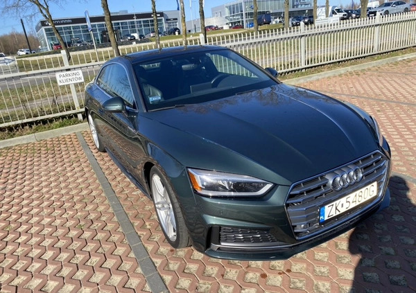 Audi A5 cena 109000 przebieg: 79000, rok produkcji 2017 z Koszalin małe 22